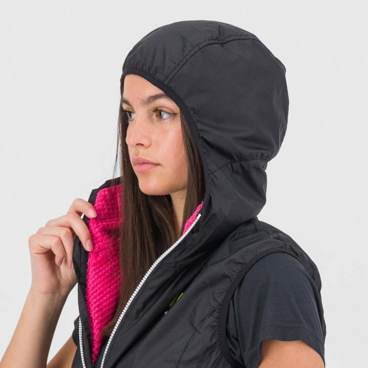 ベスト| 黒、白 Karpos 女性 K-パフォーマンス ハイブリッド W ベスト F4DL1071