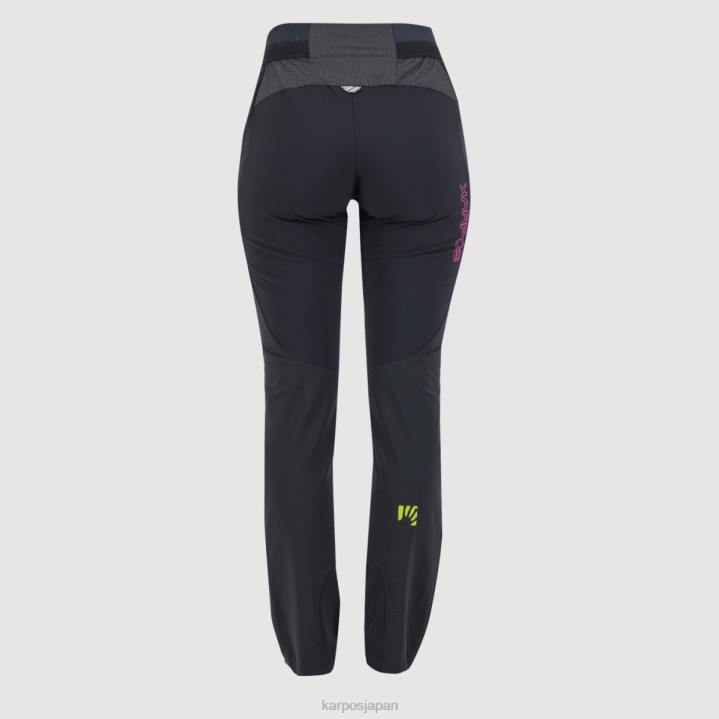 パンツ| 黒 Karpos 女性 K-パフォーマンス ロック クライミング W パンツ F4DL1418