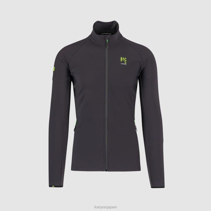 フリース| ダークグレー ダークグレー Karpos 男性 アラーニャ R フルジップ フリース F4DL202