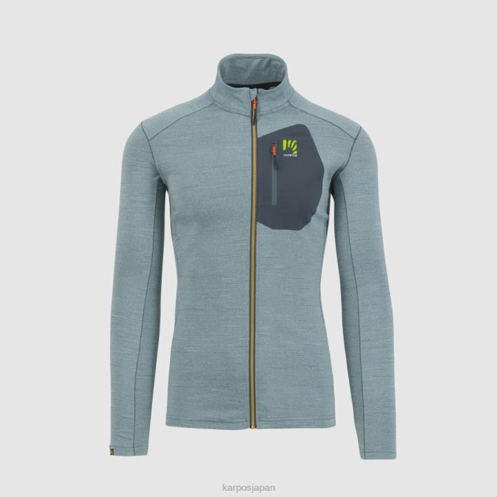 フリース| 北大西洋/ダークスレート Karpos 男性 ポメデス Tシャツ LS F4DL245