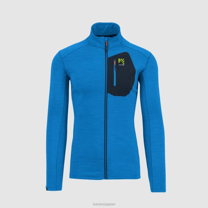 フリース| インディゴホオジロ/宇宙 Karpos 男性 ポメデス Tシャツ LS F4DL246