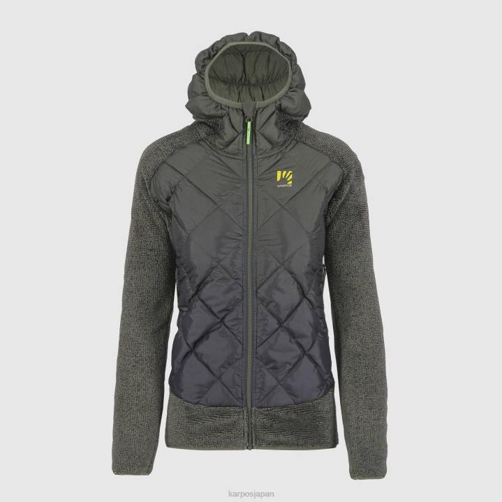 ジャケット| ブラックサンド/タイム Karpos 女性 スマートWマーマロールジャケット F4DL1027
