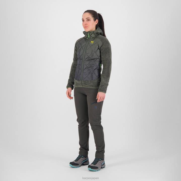 ジャケット| ブラックサンド/タイム Karpos 女性 スマートWマーマロールジャケット F4DL1027