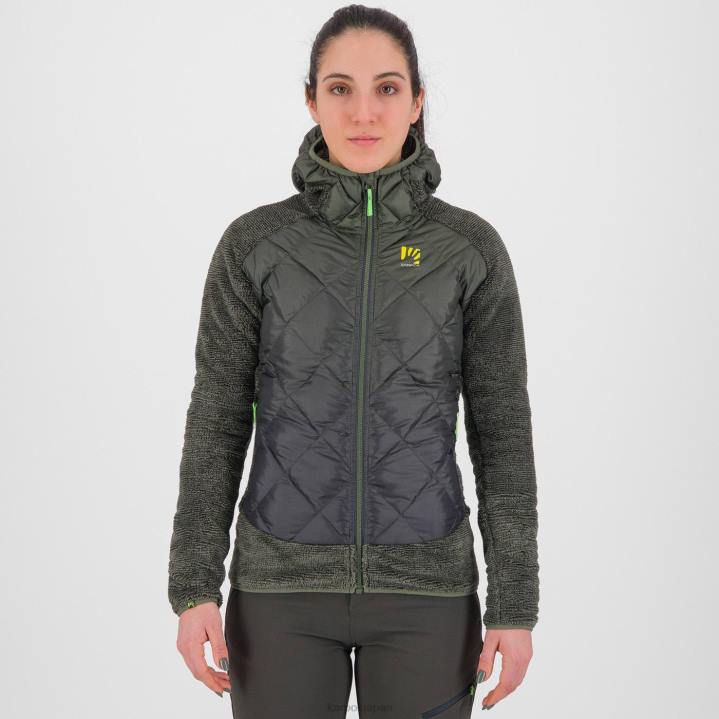 ジャケット| ブラックサンド/タイム Karpos 女性 スマートWマーマロールジャケット F4DL1027