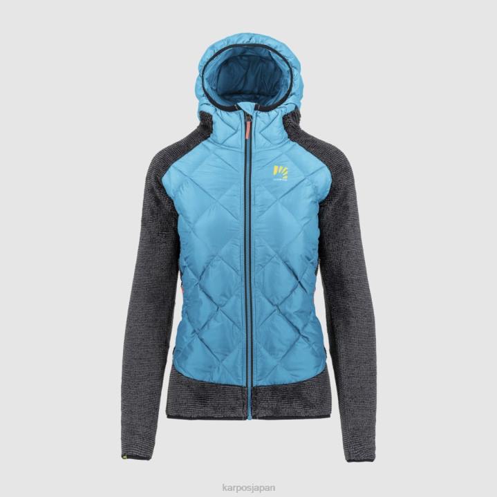 ジャケット| ブルーアトール/ブラック Karpos 女性 スマートWマーマロールジャケット F4DL1028