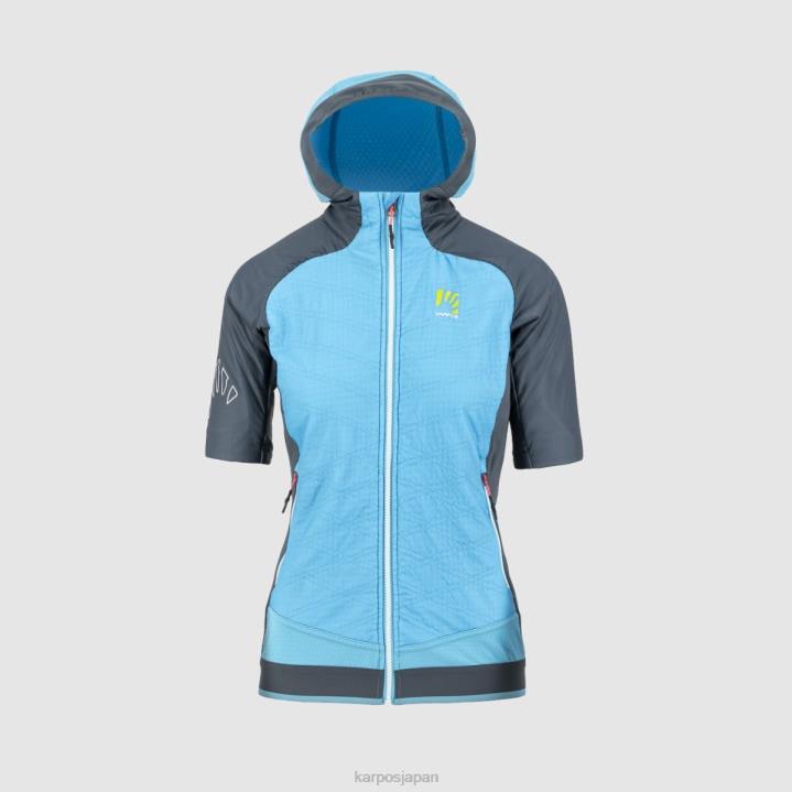 ジャケット| 青い環礁/ダークスレート Karpos 女性 アラーニャ エヴォ W 腫れぼったい F4DL1044
