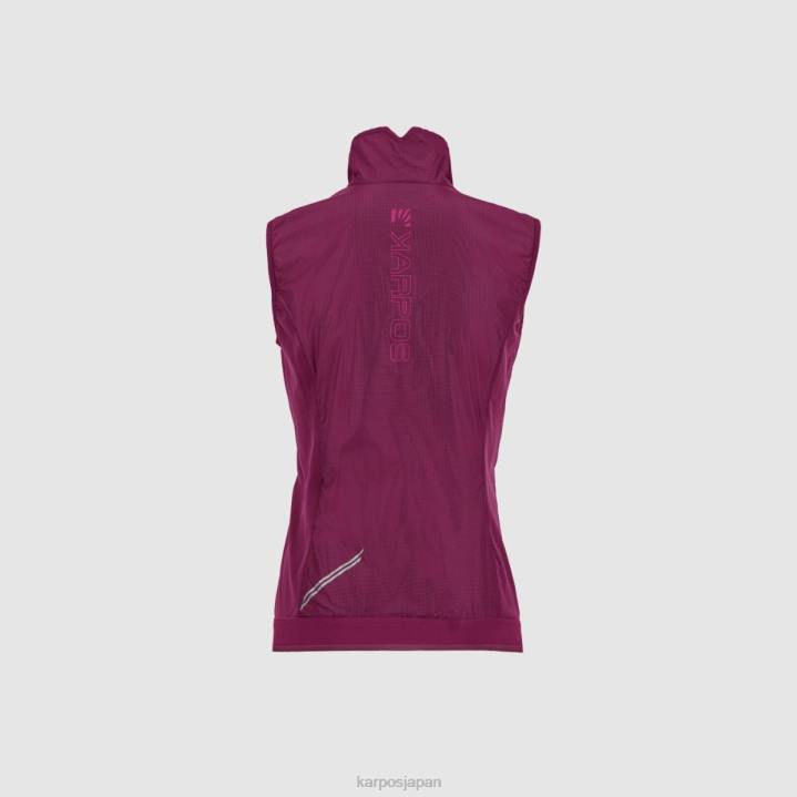 ベスト| ラズベリーの輝き Karpos 女性 フェデラWベスト F4DL1062