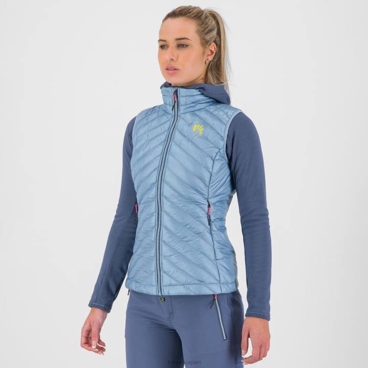 ベスト| 山の春 Karpos 女性 サスプラットWベスト F4DL1070