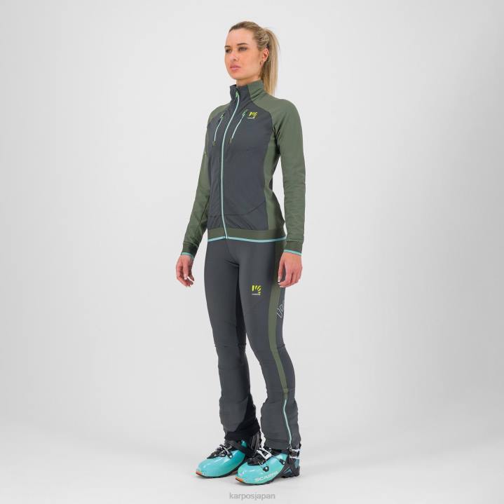 ジャケット| ブラックサンド/タイム Karpos 女性 アラーニャ エヴォ W ジャケット F4DL1073