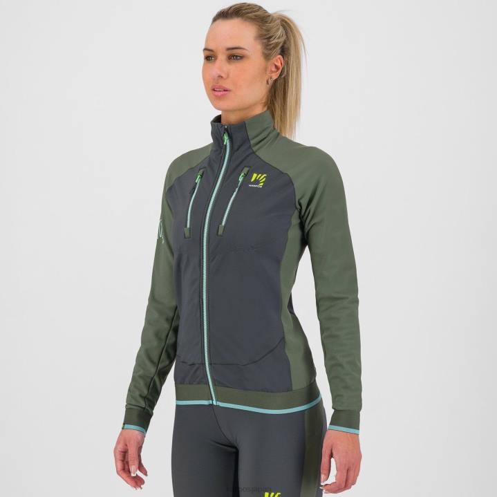 ジャケット| ブラックサンド/タイム Karpos 女性 アラーニャ エヴォ W ジャケット F4DL1073