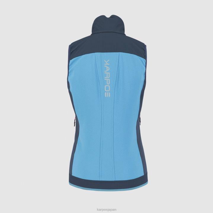 ベスト| 青い環礁/ミッドナイト Karpos 女性 アラーニャ プラス エボ W ベスト F4DL1084