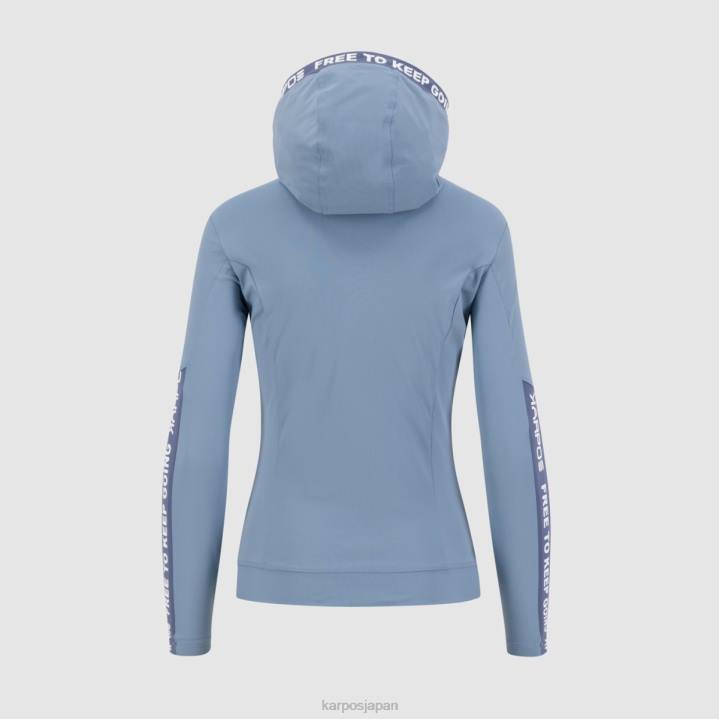 フリース| スプリングレイク/ヴィンテージインディゴ Karpos 女性 イージーフリズ W フルジップ パーカー F4DL1145