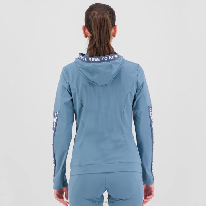 フリース| スプリングレイク/ヴィンテージインディゴ Karpos 女性 イージーフリズ W フルジップ パーカー F4DL1145