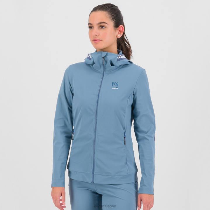 フリース| スプリングレイク/ヴィンテージインディゴ Karpos 女性 イージーフリズ W フルジップ パーカー F4DL1145