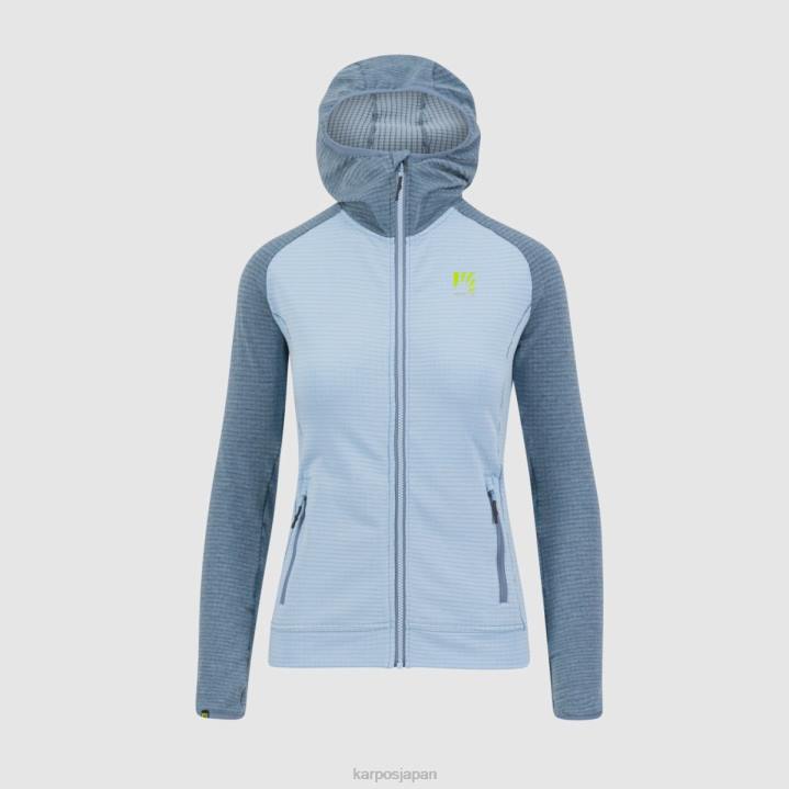 フリース| アクアマリン/スプリングレイク Karpos 女性 アンブリッツォーラ W フルジップ パーカー F4DL1167