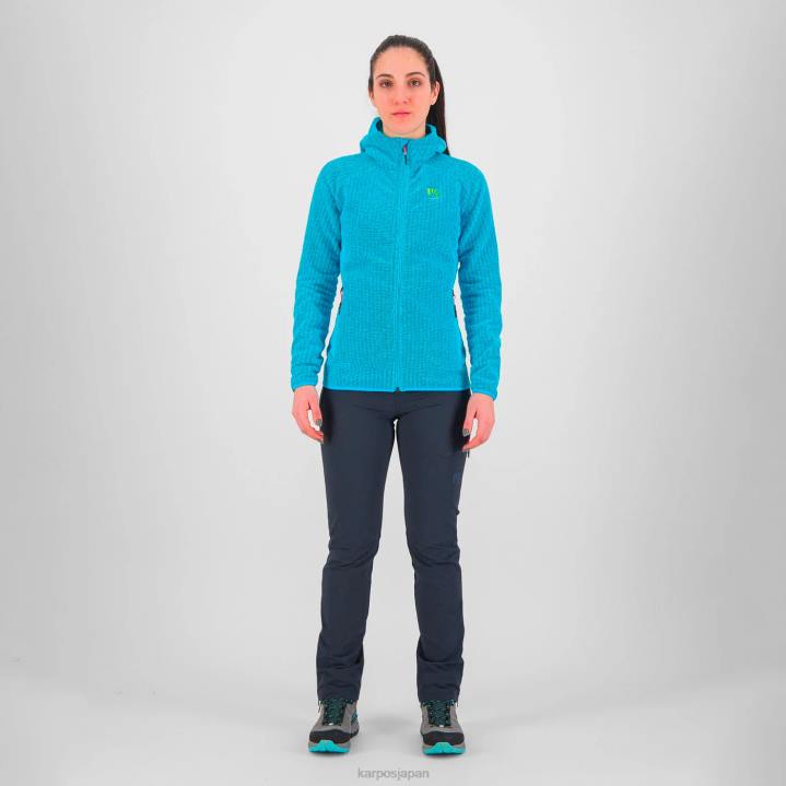 フリース| 青い環礁 Karpos 女性 ロケッタ W パーカー フリース F4DL1171