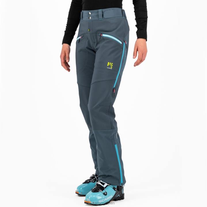 パンツ| ダークスレート/青い環礁 Karpos 女性 マルモラーダ W パンツ F4DL1401