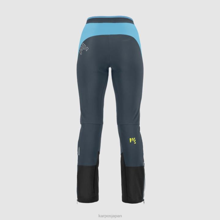 パンツ| ダークスレート/青い環礁 Karpos 女性 アラーニャ プラス エヴォ W パンツ F4DL1408