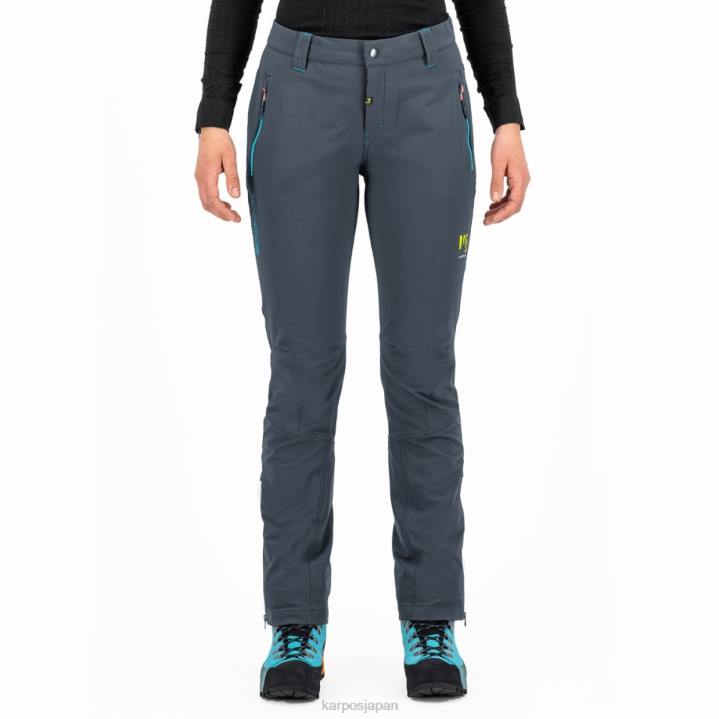 パンツ| ダークスレート/青い環礁 Karpos 女性 サンマルティーノ W パンツ F4DL1422