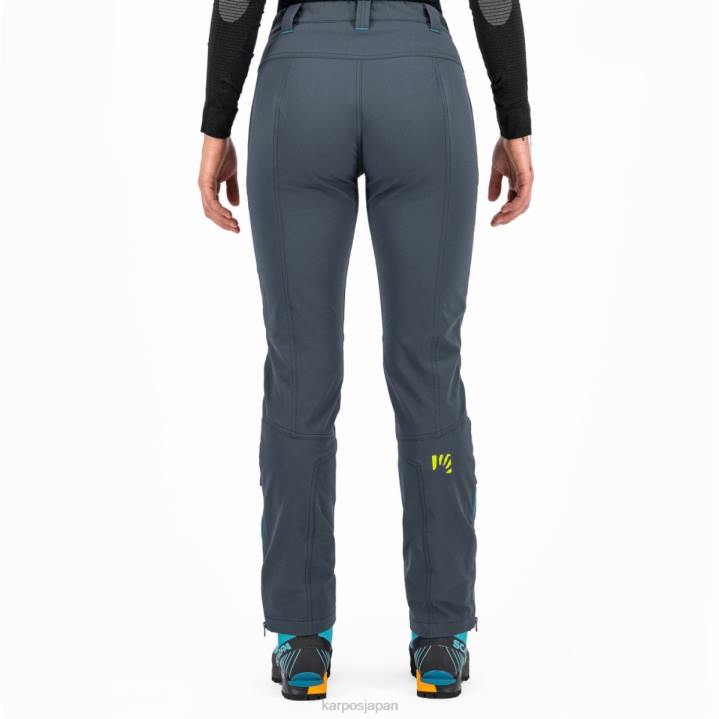 パンツ| ダークスレート/青い環礁 Karpos 女性 サンマルティーノ W パンツ F4DL1422