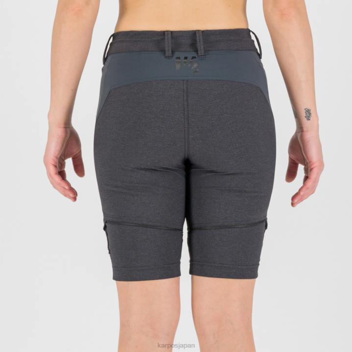 パンツ| ブラック/ダークグレー Karpos 女性 サンタクローチェ W ジップオフ パンツ F4DL1429