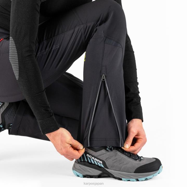 パンツ| 黒ダークグレー Karpos 女性 セベデール エボ W パンツ F4DL1436