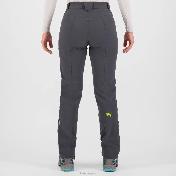 パンツ| ブラックサンド/タイム Karpos 女性 セベデール エボ W パンツ F4DL1439