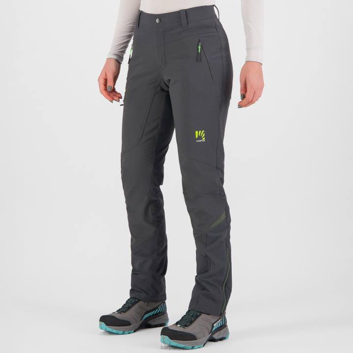 パンツ| ブラックサンド/タイム Karpos 女性 セベデール エボ W パンツ F4DL1439