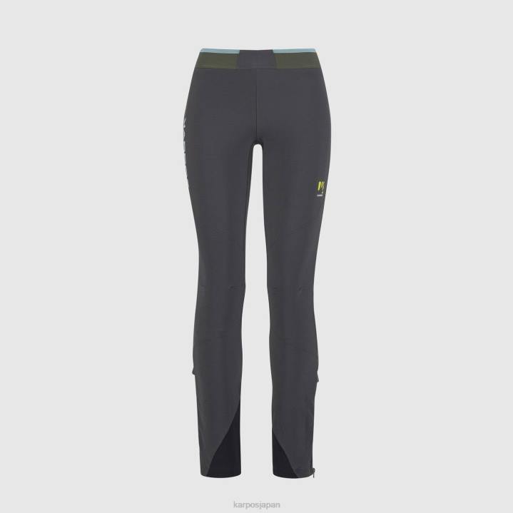 パンツ| ブラックサンド/タイム Karpos 女性 アラーニャ エヴォ W パンツ F4DL1465