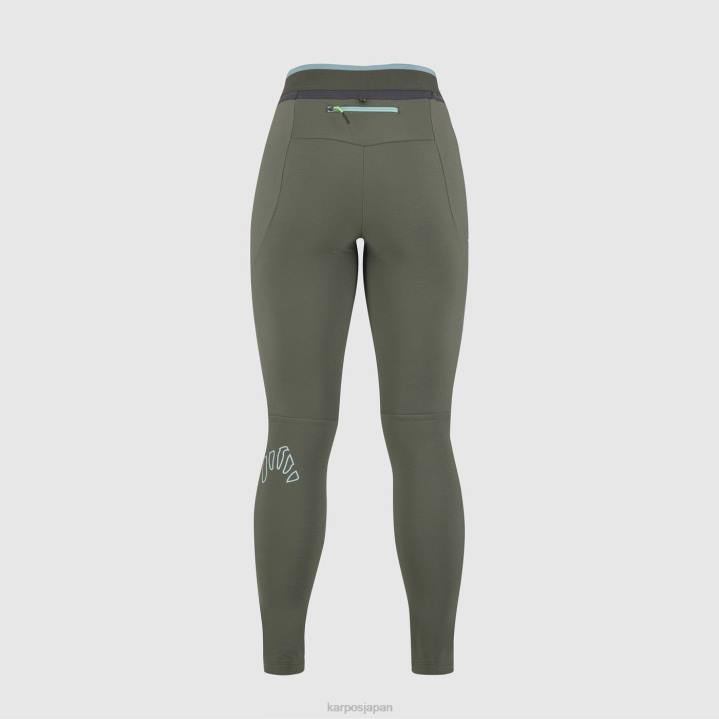 パンツ| タイム/ブラックサンド Karpos 女性 ラバレド プラス ウィンター W タイト F4DL1496