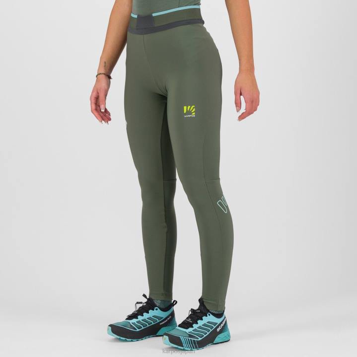 パンツ| タイム/ブラックサンド Karpos 女性 ラバレド プラス ウィンター W タイト F4DL1496