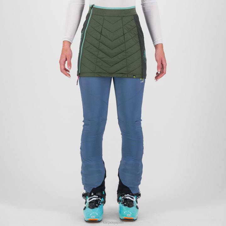 短い| タイム/ブラックサンド Karpos 女性 アラーニャ プラス エヴォ W スカート F4DL1545