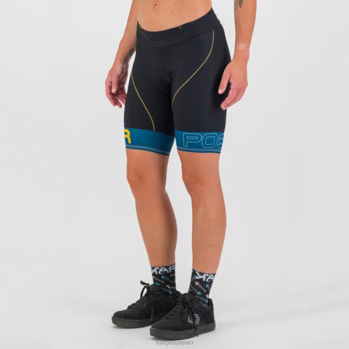 短い| ブラック/コルセア Karpos 女性 ヴァーヴエヴォWショート F4DL1583