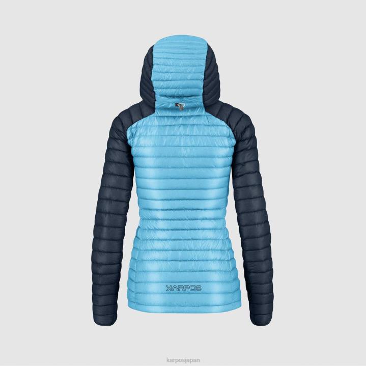 ジャケット| 青い環礁/ミッドナイト Karpos 女性 アラーニャダウンWジャケット F4DL960