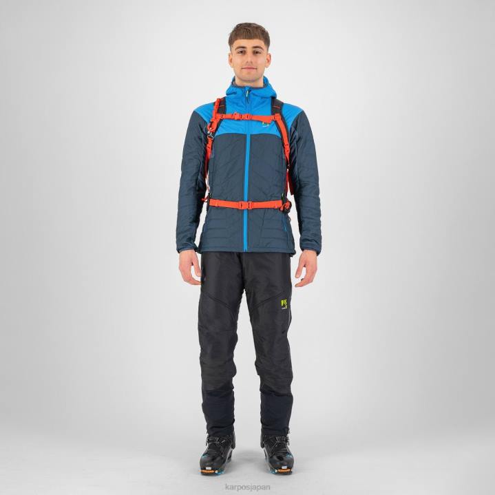 ジャケット| ミッドナイト/ディーバブルー Karpos 男性 リスカム evo ジャケット F4DL35