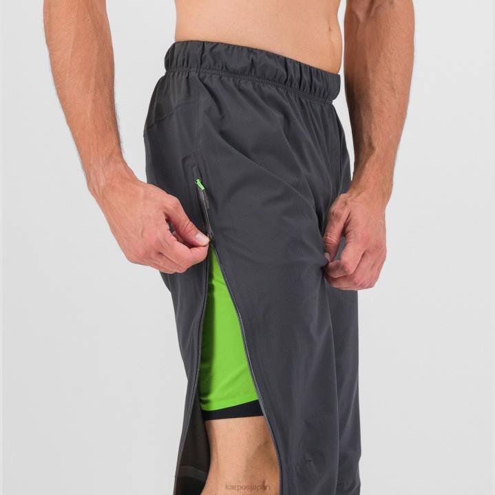 パンツ| 濃い灰色 Karpos 男性 ロットレイン f-z パンツ F4DL504