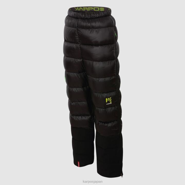 パンツ| 黒 Karpos 男性 k-perf.サミットダウンpn F4DL442