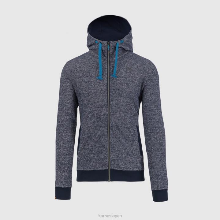 フリース| スカイキャプテン・メランジェ Karpos 男性 totoga 麻フルジップパーカー F4DL176
