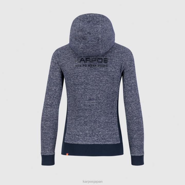 フリース| スカイキャプテン・メランジェ Karpos 女性 totoga 麻Wフルジップパーカー F4DL1119