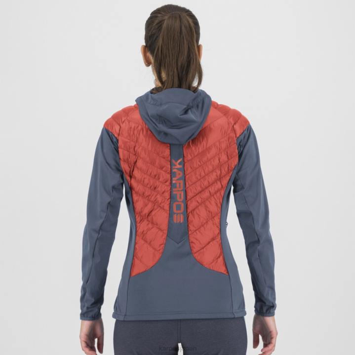 ジャケット| ホットコーラル/ヴィンテージインディゴ Karpos 女性 サス・デ・ムラ wジャケット F4DL1038