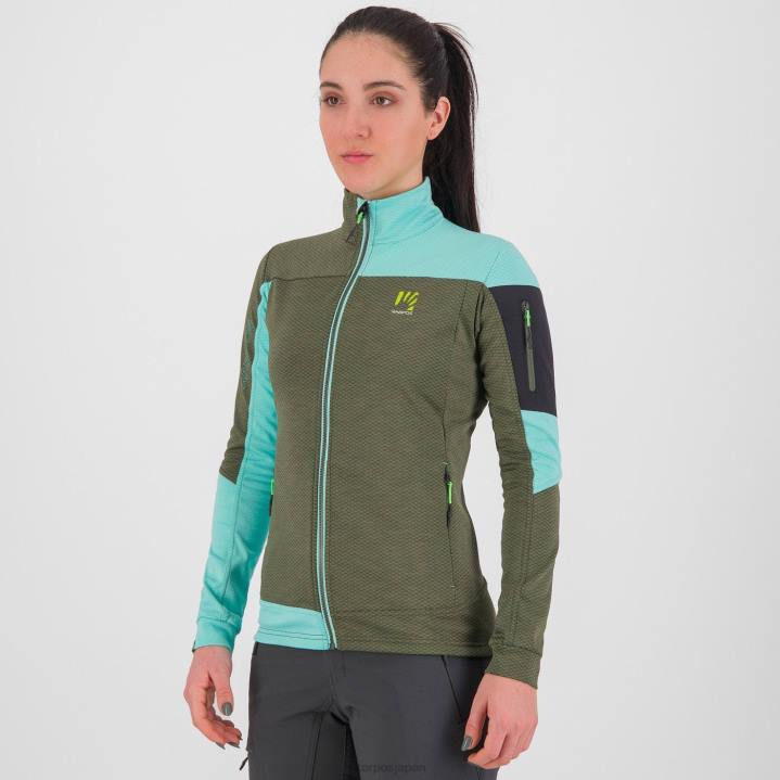 フリース| タイム/アクアスカイ Karpos 女性 チャーツ w フリース F4DL1125