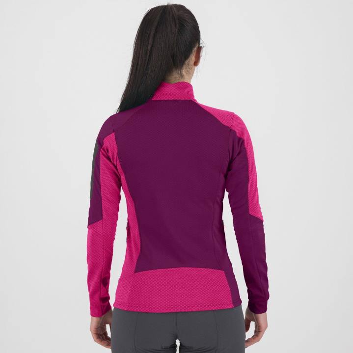 フリース| ピンク/ボイセンベリー Karpos 女性 チャーツ w フリース F4DL1128