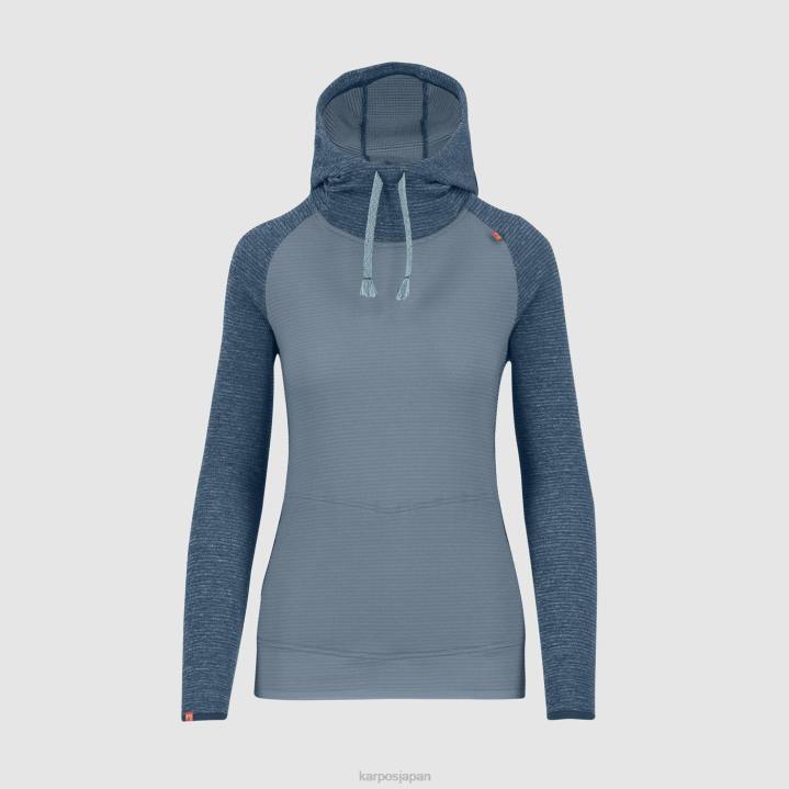 フリース| 山の泉/ベーリング海 Karpos 女性 カモシオ w パーカー F4DL1175