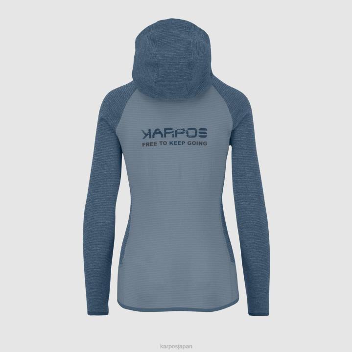 フリース| 山の泉/ベーリング海 Karpos 女性 カモシオ w パーカー F4DL1175
