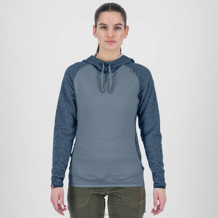 フリース| 山の泉/ベーリング海 Karpos 女性 カモシオ w パーカー F4DL1175