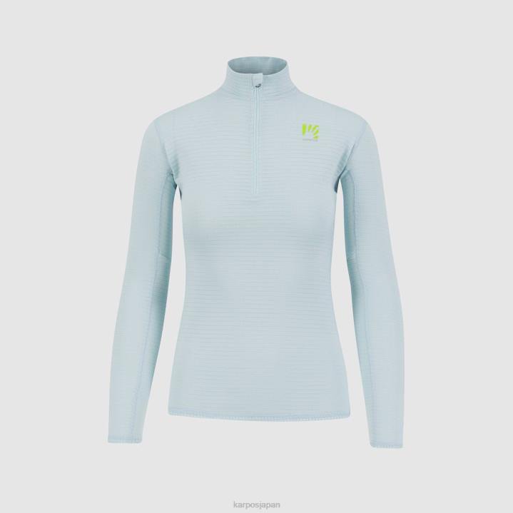 フリース| 成層圏 Karpos 女性 クローダ ライト w ハーフジップ F4DL1216