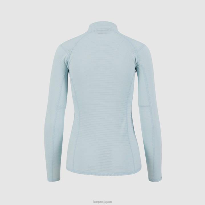 フリース| 成層圏 Karpos 女性 クローダ ライト w ハーフジップ F4DL1216
