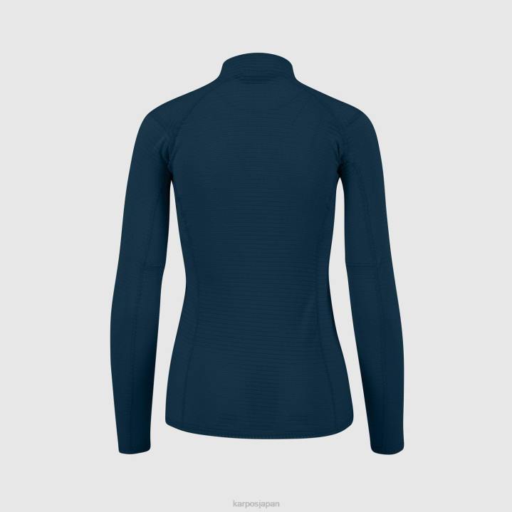 フリース| 夜中 Karpos 女性 クローダ ライト w ハーフジップ F4DL1218