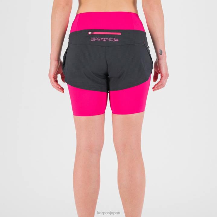 短い| キャバレー/ブラック Karpos 女性 センギアwショート F4DL1553