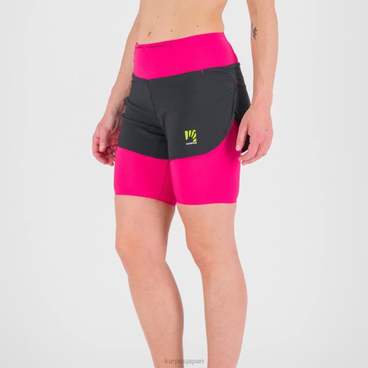 短い| キャバレー/ブラック Karpos 女性 センギアwショート F4DL1553